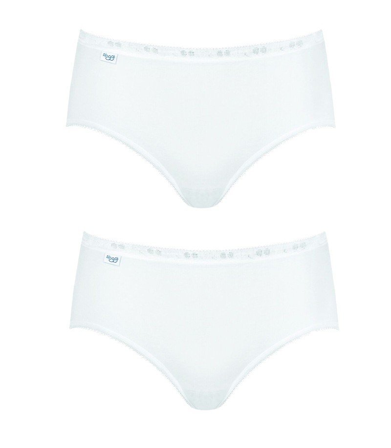 Sloggi, 2 x Majtki damskie sloggi Basic+ Midi 2P, rozmiar 46
