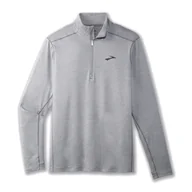Bluzy sportowe męskie - Bluza do biegania męska Brooks Dash 1/2 Zip 2.0 - miniaturka - grafika 1