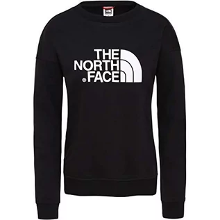 Bluzy damskie - The North Face damska bluza W Drew Peak Crew-eu Tnf czarna bluza Tnf czarny XS - grafika 1
