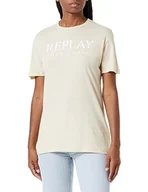 Koszulki i topy damskie - Replay T-shirt damski, 611 Skin, XL - miniaturka - grafika 1