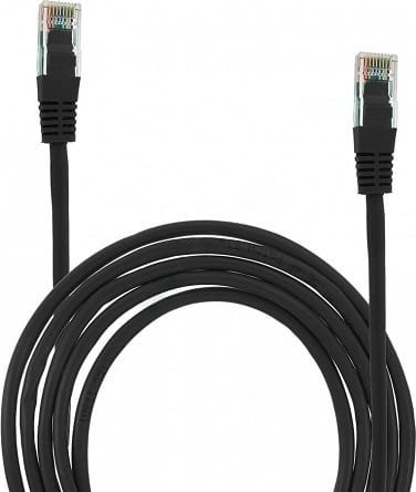 KABEL UTP 5E 1.5M CZARNY PATCHCORD