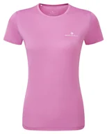 Bielizna sportowa męska - RONHILL Koszulka biegowa damska TECH SS TEE fuchsia/honeydew - miniaturka - grafika 1