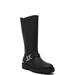 Guess Oficerki ORYN2 z dodatkiem skóry - Kozaki damskie - miniaturka - grafika 1