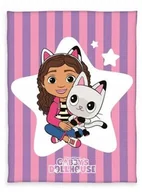 Koce - Koc polarowy pled Koci Domek Gabi Pled Gaby Lekki Ciepły GABBY'S DOLLHOUSE - miniaturka - grafika 1