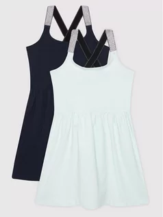 Sukienki i spódniczki dla dziewczynek - Name it Komplet 2 sukienek 13206057 Kolorowy Regular Fit - grafika 1