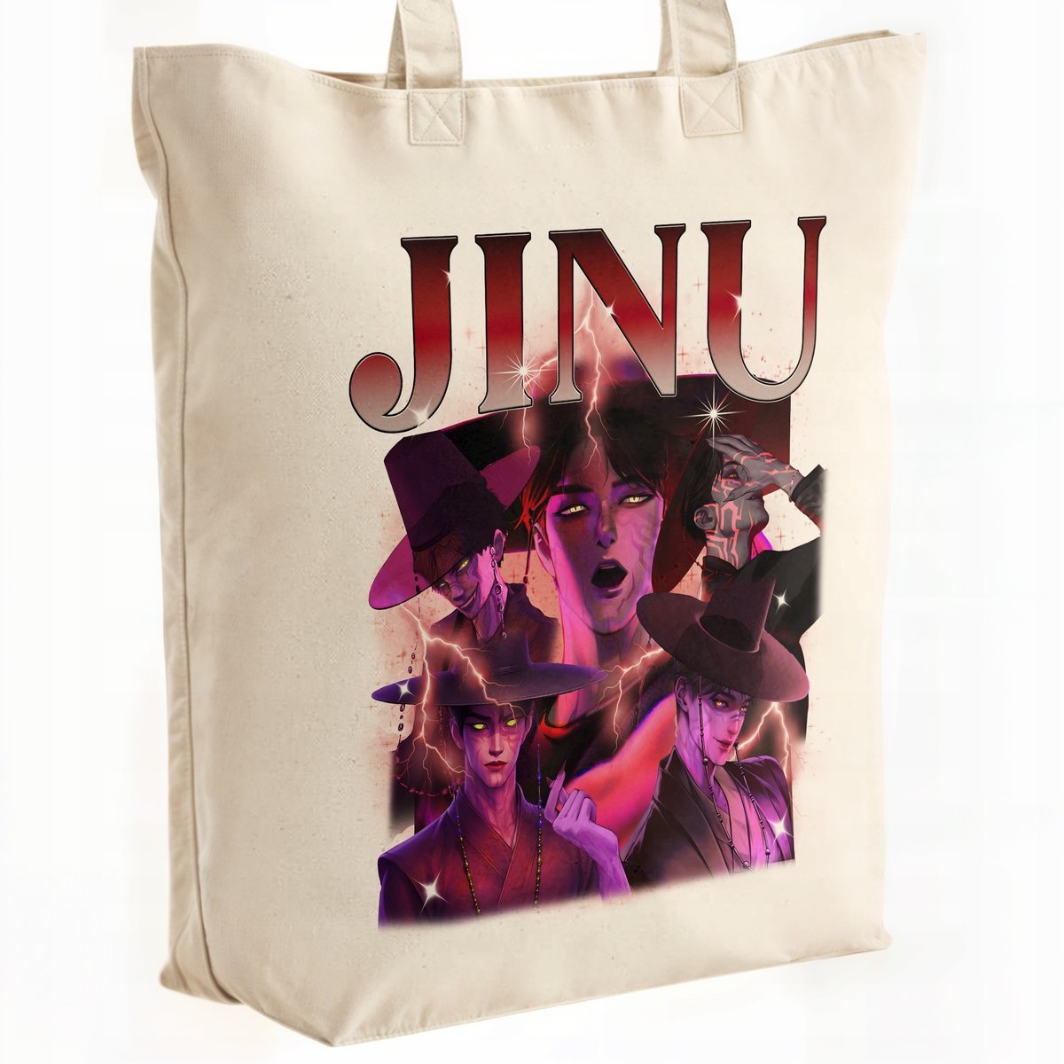 Torba bawełniana premium KPopowe Łowczynie Demonów Huntrix Saja Dla Fanów