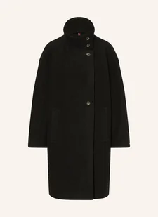 Tommy Hilfiger Płaszcz Wełniany schwarz - Płaszcze damskie - miniaturka - grafika 1
