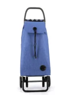 Torby i wózki na zakupy - Składany wózek na 4 kołach Rolser I-Max Tweed - blue - miniaturka - grafika 1