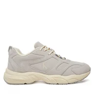 Sneakersy męskie - Sneakersy Calvin Klein Jeans Retro Tennis Low Mg Mix Media YM0YM01171 Szary - miniaturka - grafika 1