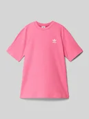 Koszulki dla dziewczynek - T-shirt o kroju wide fit z efektem prążkowania - miniaturka - grafika 1