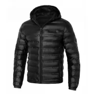 Odzież taktyczna i umundurowanie - Kurtka zimowa z kapturem Pit Bull Deerfoot '24 - Czarna XXL - miniaturka - grafika 1