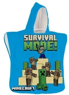 Okrycia kąpielowe dla dzieci - MINECRAFT RĘCZNIK DZIECIĘCY KĄPIELOWY PONCHO - miniaturka - grafika 1