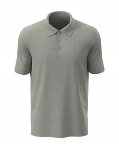 Koszulka męska polo T-shirt bawełniany Stedman Lux ST9060 Grey Heather S - Koszulki męskie - miniaturka - grafika 1