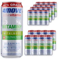 Napoje gazowane - 4Move Active Vitamin Witalność Napój gazowany smak limonki 330 ml x24 sztuk - miniaturka - grafika 1