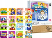 Puzzle - EKOPUZZLE PUZZLE KREATYWNE ŁĄCZENIE PAR PROFESJI KIM BĘDĘ GDY DOROSNĘ 2+ - miniaturka - grafika 1
