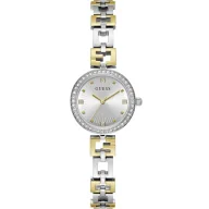 Zegarki damskie - Elegancki srebrno-zloty zegarek damski Guess Lady G z bransoletką GW0656L1 - miniaturka - grafika 1