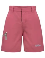 Spodenki damskie - Jack Wolfskin Turbulence szorty K, Soft Pink, 140 cm - miniaturka - grafika 1