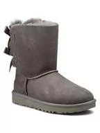 Śniegowce damskie - Ugg Buty W Bailey Bow II 1016225 Szary - miniaturka - grafika 1