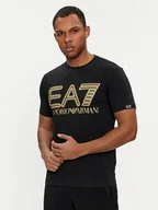 Koszulki męskie - EA7 Emporio Armani T-Shirt 7M001106 AF10373 MC004 Czarny Regular Fit - miniaturka - grafika 1