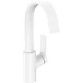 Baterie umywalkowe - Hansgrohe 75032700 Vivenis Jednouchwytowa bateria umywalkowa 210 z obrotow$401 wylewk$402 bez kompletu odp$403ywowego bia$404y matowy - miniaturka - grafika 1