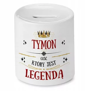 Skarbonka Dla Tymona Tymka na Urodziny Prezent z Nadrukiem ze Zdjęciem - Skarbonki - miniaturka - grafika 1