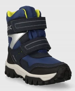 GEOX ŚNIEGOWCE DZIECIĘCE GRANATOWE NA RZEPY 30 JJA - Śniegowce damskie - miniaturka - grafika 1