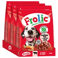 Sucha karma dla psów - Frolic z wołowiną, marchwią i zbożami - 7,8 kg (3 x 2,6 kg) - miniaturka - grafika 1