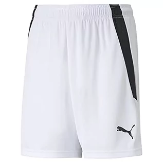 Spodnie i spodenki dla dziewczynek - Puma Szorty unisex dla dzieci Teamliga Jr szorty White Black 128 70493104-128 - grafika 1