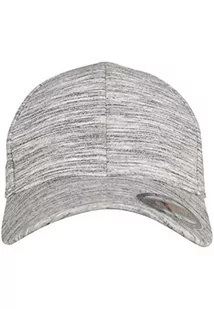 Flexfit Stripes Melange czapka z daszkiem, wielokolorowa, S/M 6277SM-00658-0053_black/h.grey_S/M - Czapki męskie - miniaturka - grafika 1