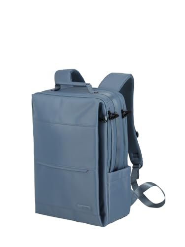Travelite Workfow plecak podróżny z materiału pochodzącego z recyklingu z kieszenią bezpieczeństwa, 41 cm, 18 litrów