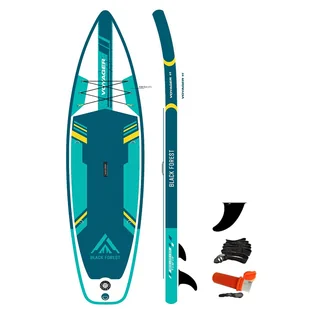 Deska SUP Black Forest, 335 x 71 x 15 cm z akcesoriami, biało-zielona - Deski SUP i akcesoria - miniaturka - grafika 1