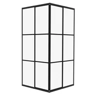 Kabiny prysznicowe - Kabina prysznicowa Komfort Multi 90x90x185 kwadratowa czarny loft 101-03223-3-43 - miniaturka - grafika 1