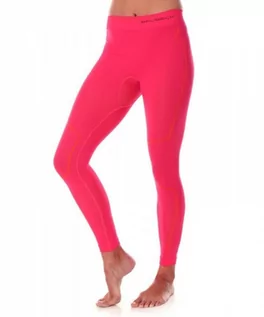 Spodnie sportowe damskie - Brubeck Thermo LE11870 malinowe spodnie termoaktywne - grafika 1