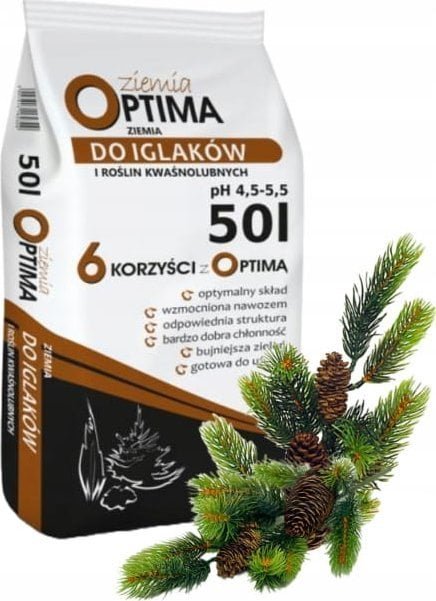 Ziemia do iglaków i roślin kwaśnolubnych 50L