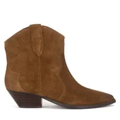 Botki damskie - Kowbojki Badura V365-05 Brązowy - miniaturka - grafika 1