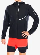 Kurtki męskie - Kurtka do biegania Salomon Bonatti Trail Jacket - deep black - miniaturka - grafika 1