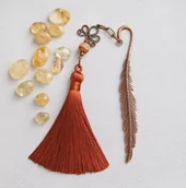 Zakładki do książek - LUX zakładka agat tybetański - OCHRONA - miniaturka - grafika 1