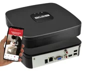 Rejestratory do monitoringu - Rejestrator IP BCS-L-SNVR0801-4KE LINE Analityka na 8 kamer IP do 8MPx - miniaturka - grafika 1