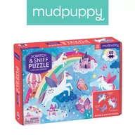 Puzzle - Puzzle sensoryczne z elementami zapachowymi Sen jednorożca 4+ Mudpuppy - miniaturka - grafika 1