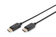 Akcesoria do monitorów - Assmann KABEL POŁĄCZENIOWY DISPLAYPORT 1.2 TYP DP/DP M/M CZARNY 2M AK-340100-020 - miniaturka - grafika 1