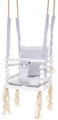 Leżaczki i huśtawki - Szara huśtawka dla dziecka 3w1 T8-C52 - miniaturka - grafika 1