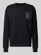 Bluzy męskie - Bluza z detalem z logo model ‘FLORIAN’ - miniaturka - grafika 1