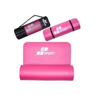 Maty do jogi - Mata gimnastyczna do ćwiczeń, jogi MP Sport 1,5 cm - różowa - miniaturka - grafika 1