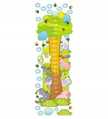 Wyposażenie pokoiku dziecięcego - Naklejka dla dzieci - Miarka Wzrostu - FARMA - miniaturka - grafika 1