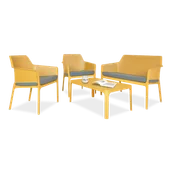 Meble ogrodowe - Komplet ogrodowy Nardi NET RELAX Senape - miniaturka - grafika 1