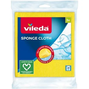 VILEDA Pucerka gąbkowa 2+1 VILEDA 142271 - Ściereczki, gąbki, czyściki - miniaturka - grafika 1