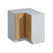 Szafki kuchenne - Szafka kuchenna stojąca narożna Aspen II 90 cm kolor dąb craft - miniaturka - grafika 1