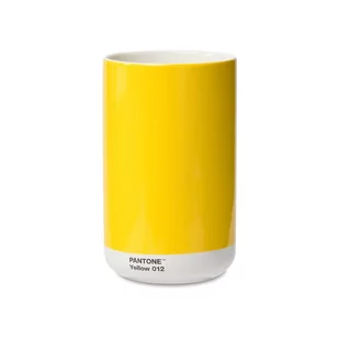 Żółty wazon ceramiczny – Pantone - Wazony i flakony - miniaturka - grafika 1