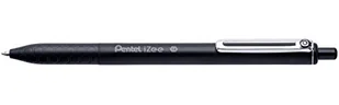 Pentel BX470-A długopis IZee, mechanizm naciskowy, metalowy klips, grubość linii 0,5 mm, 12 sztuk, czarny - Długopisy - miniaturka - grafika 1
