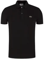 Koszulki męskie - Lacoste Polo PH4012 Czarny Slim Fit - miniaturka - grafika 1